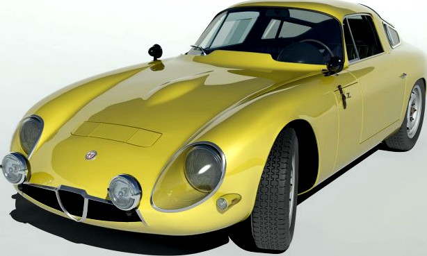 Alfa Romeo TZ1 3D Model