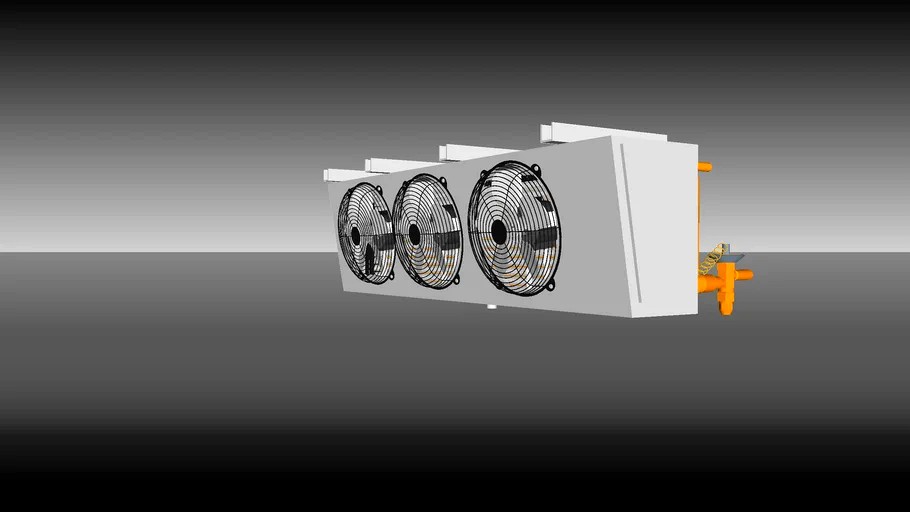 Walk-In Evaporator unit 3d model