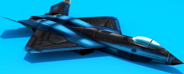 YF23 Black Widow 3D Model