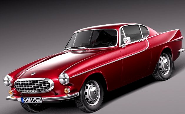 Volvo P1800 1961 to 1973 3D Model