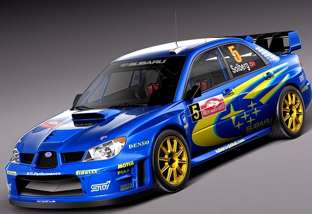 Subaru Impreza STi WRC 2006 3D Model