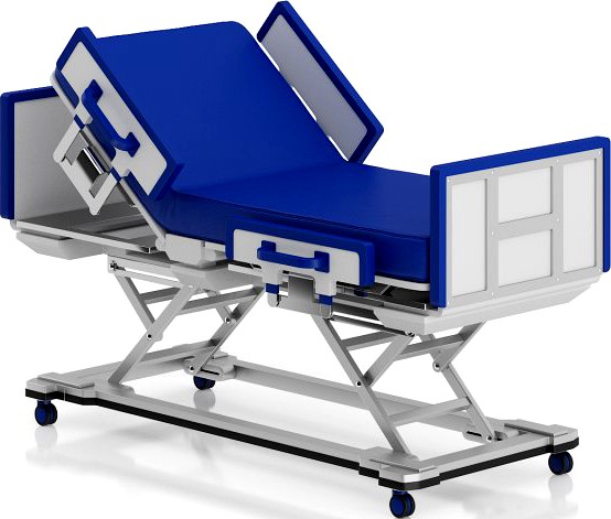 Advanced Hospital Bed 3D Model