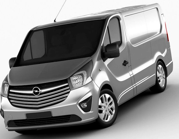 Opel Vauxhall Vivaro 2015 3D Model