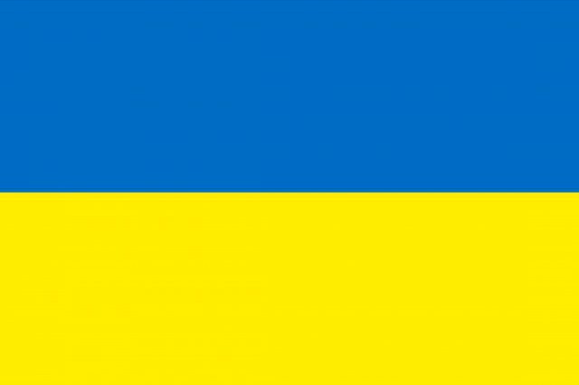 Ukraine flag 3D Model