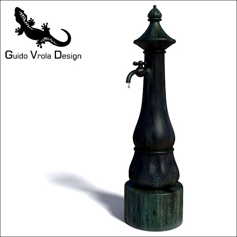 Old Fountain 3D Model