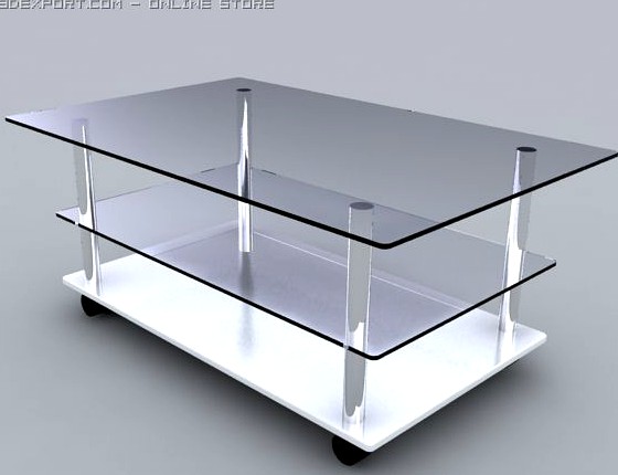 Business Table 3D Model