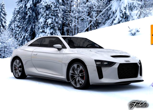 Audi Quattro concept 3D Model