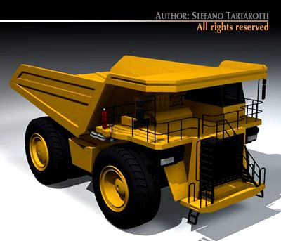 Mine dumper truck 3D Model