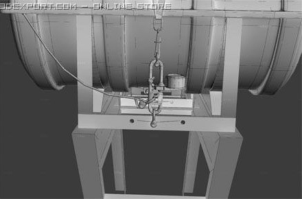 Liferaft 3D Model