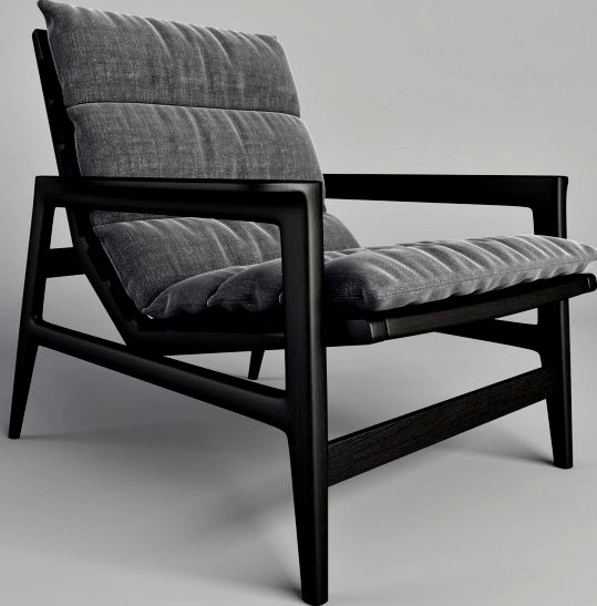 Ipanema armchair 3D Model