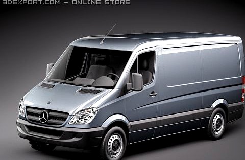 Mercedes Sprinter II Van 3D Model