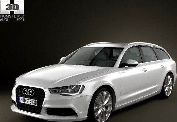 Audi A6 Avant 2012 3D Model