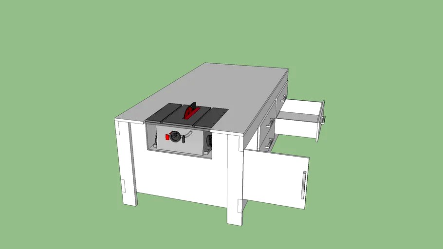 Table Saw Outfeed Table