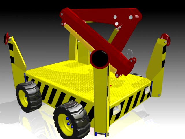 Mini Crane 3D Model