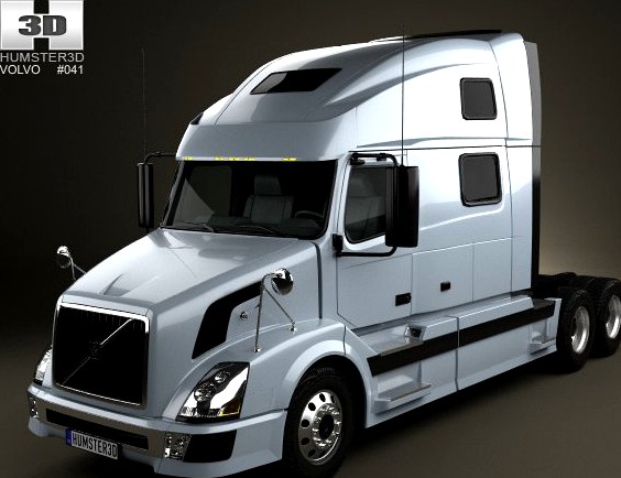 Volvo VNL Tractor Truck 2002 3D Model