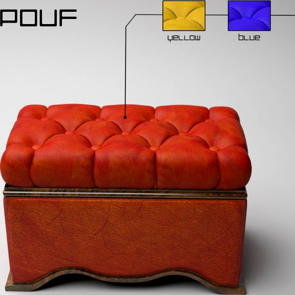 Pouf 3D Model