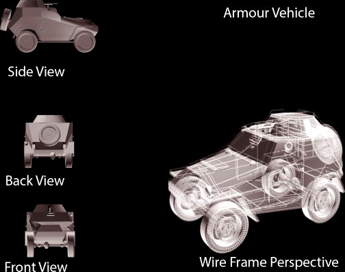3D combat vehicle 3D Model