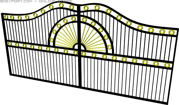 Gate 3D Model