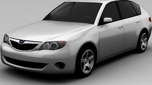 Subaru Impreza 2008 Wagon 3D Model