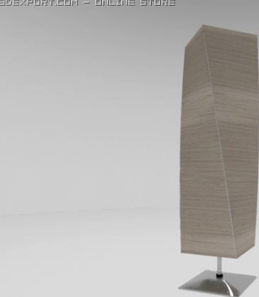 Twisty Floor Lamp 3D Model