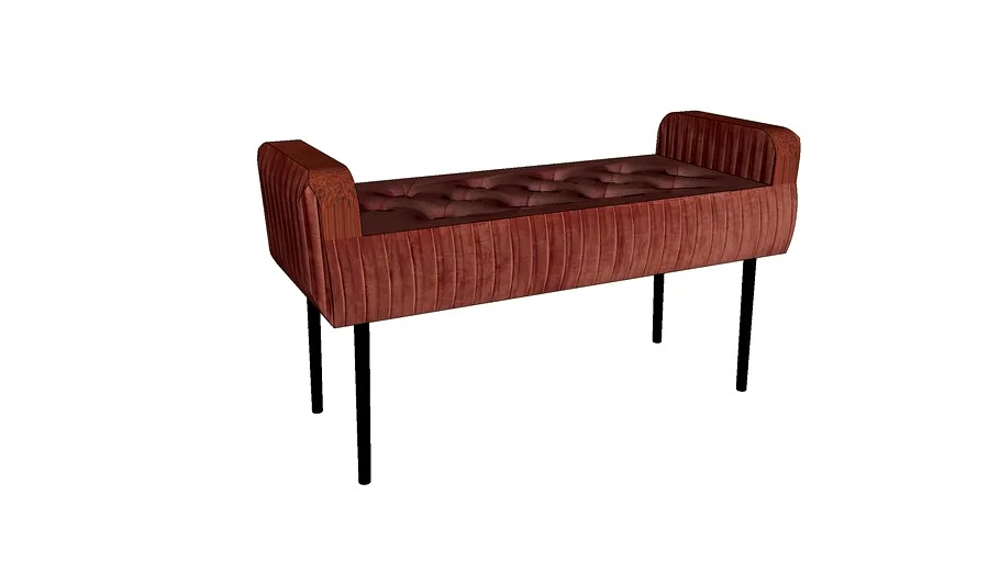 80921 Bench Lofty Mauve Gold