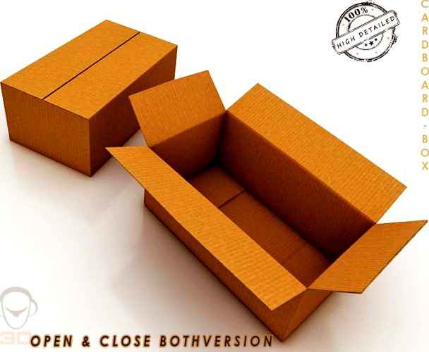 CardBoard Box 3D Model