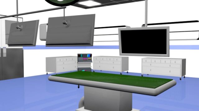 High Tech Operation Room 3D Model