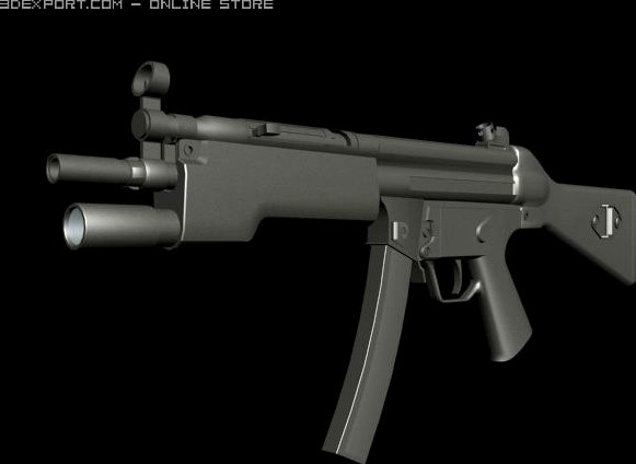 MP5A4 3D Model