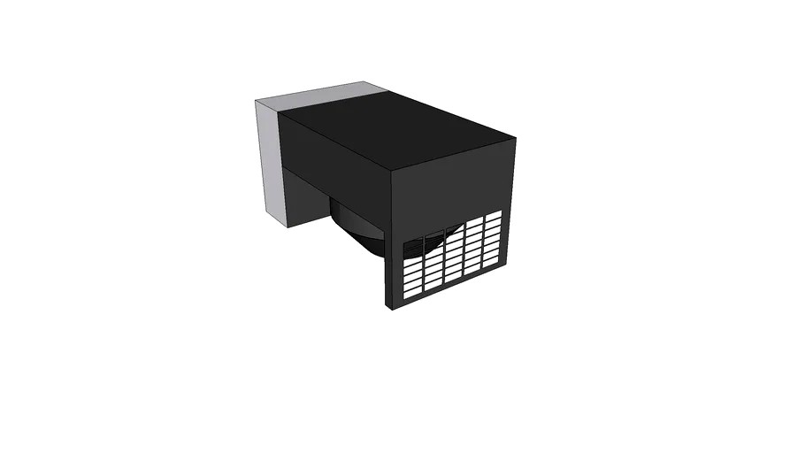 Underseat School Bus Heater 3d model