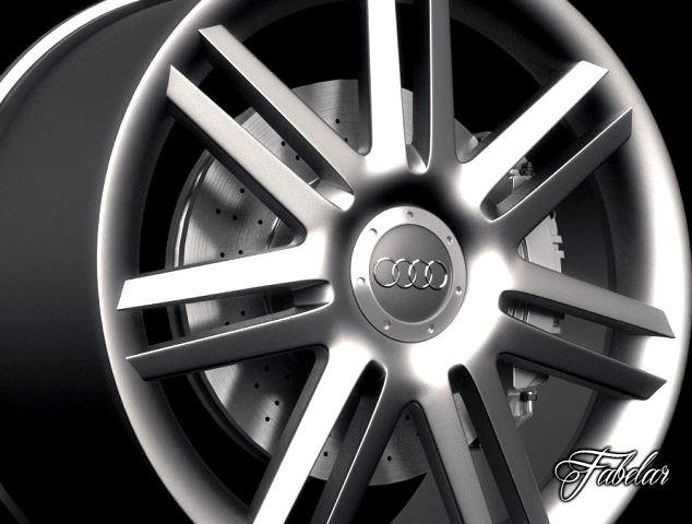 Audi A3 rim 3D Model