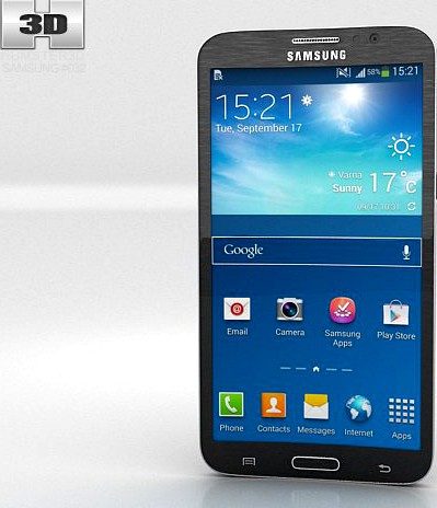 Samsung Galaxy Round 3D Model