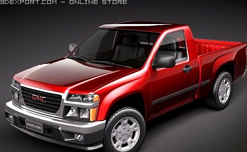 GMC Canyon regular cab 3D Model