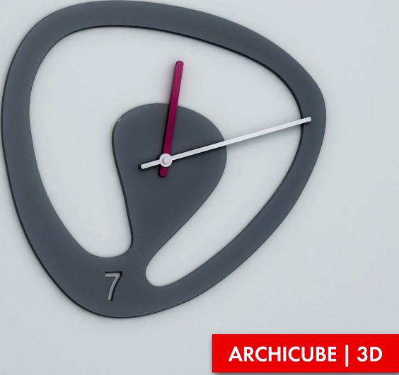 Wall Clock 3D Model