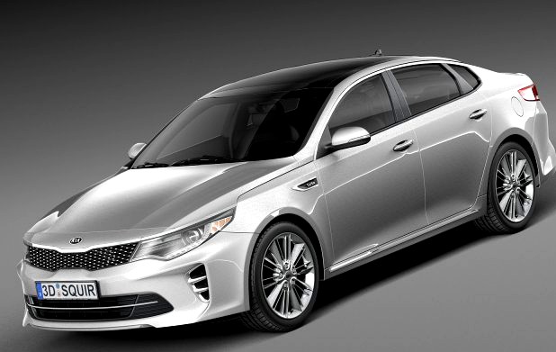 Kia Optima 2016 3D Model