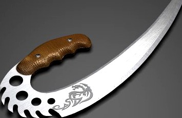 Combat dagger 3D Model