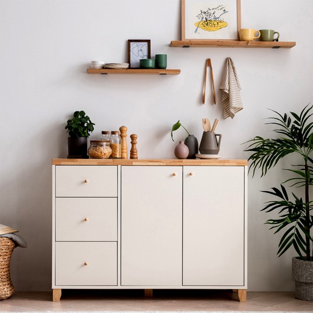 Lily 1200 Shelf Kitchen Cabinet