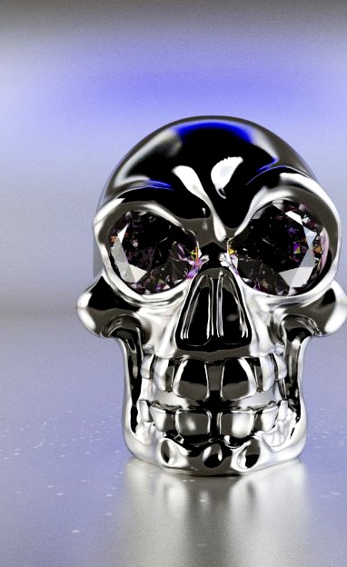 Skull Jewelry 3D Model