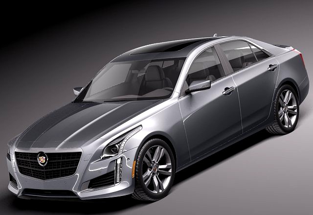 Cadillac CTS 2014 3D Model