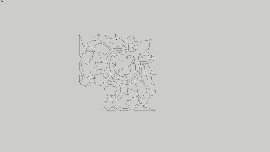 Sudut Ornamen Mold