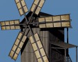 Low Poly Old windmill  Type A for GameDev 3D Model