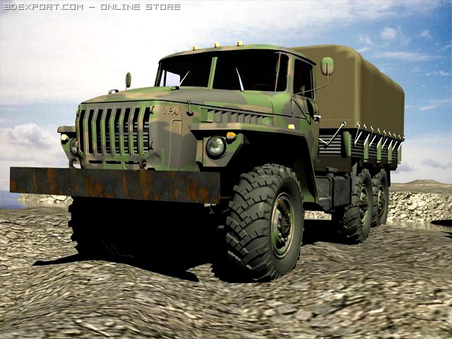 Ural 4320 3D Model