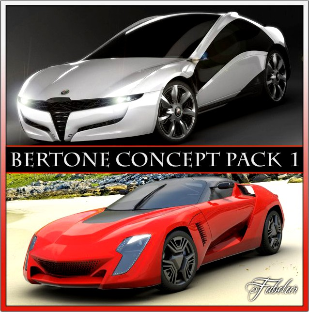 Bertone concepts 1 3D Model
