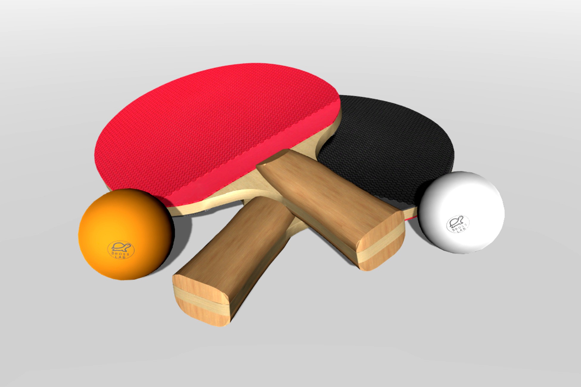 Classic Ping-Pong Racket