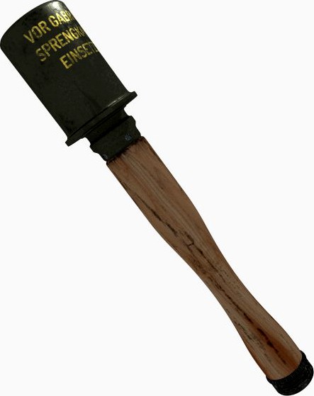 German grenade M24 3D Model