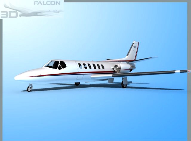 Falcon3D Citation V C560 FS12 3D Model