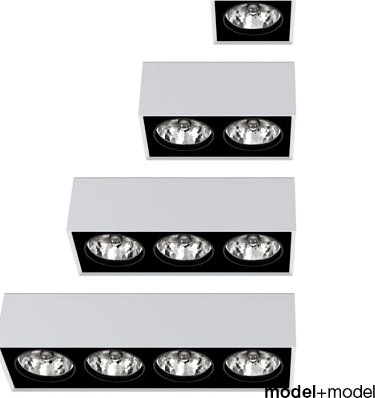 Artemide Architectural Nothing ceiling spotlights collection 3D Model