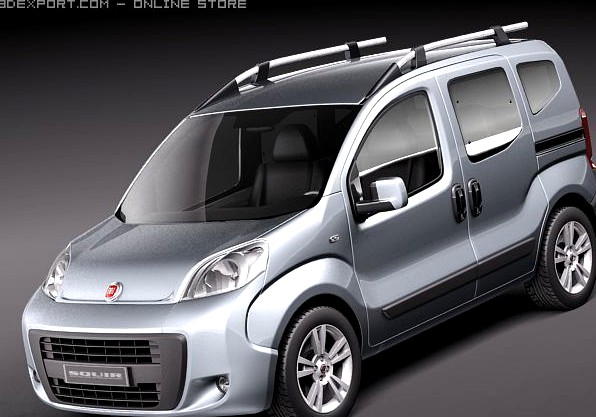 Fiat Fiorino Qubo 2011 3D Model