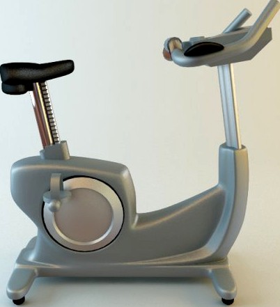 Exercise Bike 3D Model