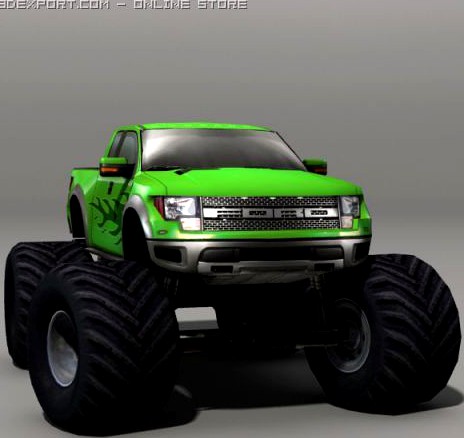 Monster Truck 01 3D Model