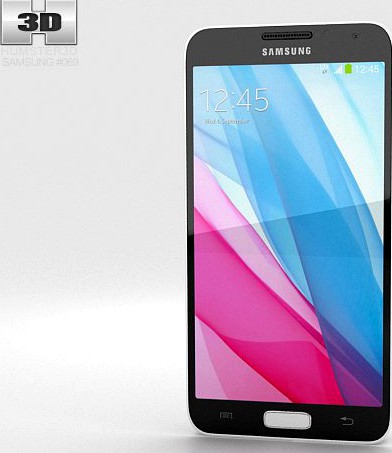 Samsung Galaxy J White 3D Model